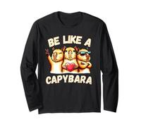 Be Like A Capybara Peace Love Long Sleeve T-Shirt
