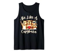 Be Like A Capybara Peace Love Tank Top
