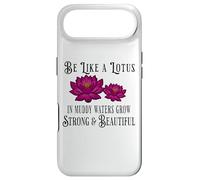 Be Like a Lotus Strong Beautiful Persistence Positive Quote Case for iPhone Air