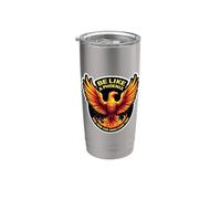 Be Like A Phoenix Rise from Your Ashes Every Time Fire Bird Stainless Steel Insulated Tumbler