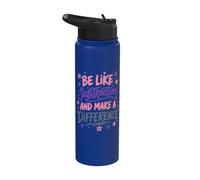 Be Like Subtraction Make A Difference Math Teacher Stainless Steel Insulated Water Bottle