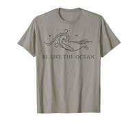 Be Like The Ocean Funny Wave Lover Beach Life Kids T-Shirt