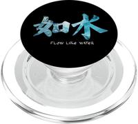 Be Like Water Chinese Font Art with Water Lee Inspired Flow PopSockets PopGrip for MagSafe
