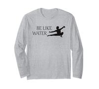 Be Like Water Martial Arts Kung Fu Taoism Wu Wei Flow Long Sleeve T-Shirt
