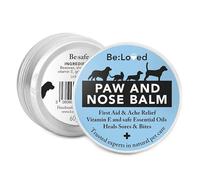 Be:Loved - Be:Safe First Aid Dog Nose & Paw Balm - Natural Relief for Scratches, Grazes and Minor Irritations - With Vitamin E, and Shea Butter - Handmade in the UK - 60g