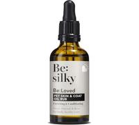 Be:Silky Oil for Dogs Skin and Coat - Enriching Cat and Dog Conditioner | Sweet Almond, Rose, Lavender and Vitamin E for Fresh, Healthy Coats | Grooming Products for Dogs and Cats | 50ml | Be:Loved