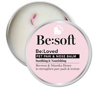 Be:Loved - Be:Soft Dog Paw Balm - Natural Paw & Nose Pet Care with Vitamin E, Manuka Honey & Shea Butter - Handmade in the UK - Dog Accessories, Horse and Cat Essentials - 250g