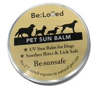 Be:SunSafe - Sun Protection Balm for Pets, Insect Repellent, Tested on Humans, Natural Grooming Care with Vitamin A, E and F, Beeswax, Shea Butter, Chamomile and more - Be:Loved (60g)