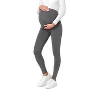 Be Mammy Womans Maternity Leggings Tights BE20-230 (Grey, XL)