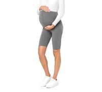 Be Mammy Womans Short Maternity Leggings Tights BE20-228 (Medium Melange, 4XL)