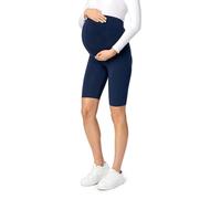 Be Mammy Women's Maternity Short Leggings 04(Navy, XXL)