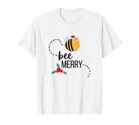 Be Merry Funny Christmas Bumble Bee T-Shirt