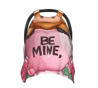 Be Mine Cow Baby Car Seat Cover Soft Baby Nursing Cover Infant Carseat Stroller Cover for Girls and Boys