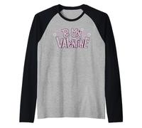 Be Mine Valentine Day Hearts Pink Leopard Print Raglan Baseball Tee