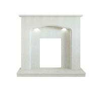 Be Modern Annabelle Manila Fire Surround Set With Lights Included