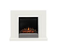 Be Modern 2kW Colby 38" Electric Fireplace Suite - Soft White, White