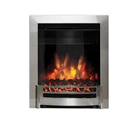 Be Modern Edana 2Kw Chrome Effect Inset Electric Fire (H)565mm (W)413mm (D)75mm