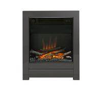 Be Modern Ekon 2Kw Black Nickel Effect Inset Electric Fire (H)565mm (W)410mm (D)140mm