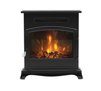 Be Modern 16 Black Outset Electric Stove Fire - Elstow