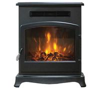 Be Modern Elstow Inset Programmable 1/2 kw Electric Stove Fire Black