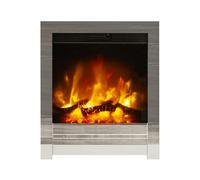 Be Modern Kempton 2Kw Chrome Effect Inset Electric Fire (H)565mm (W)413mm (D)75mm