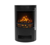 Be Modern Orba 2Kw Matt Black Cast Iron Effect Electric Stove (H)650mm (W)410mm