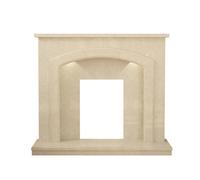 Be Modern Perlita Manila Fire Surround Set With Lights Included