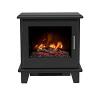 Be Modern Wilmslow 2Kw Matt Black Electric Stove (H)585mm (W)550mm