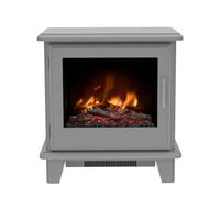 Be Modern Wilmslow 2Kw Matt Grey Electric Stove (H)585mm (W)550mm
