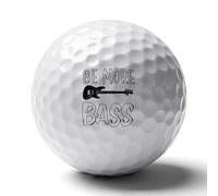 Be More Bass Guitar Music Golf Balls Rubber Practice for Training for Backyard Beginner