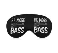 Be More Bass Guitar Music Sleep Eye Mask Night Shade Cover Soft Adjustable for Travel Naps