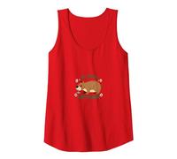 Be More Capybara: Cute Animal Lover Inspiration Tank Top, Women, Red, XL