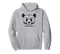 Be More Panda - Black & White Pullover Hoodie