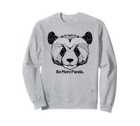Be More Panda - Black & White Sweatshirt