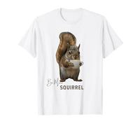 Be More Squirrel Coffee Cappuccino Cute Motivational T-Shirt