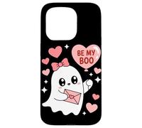 Be My Boo Cute Ghost for Sweethearts Halloween Love Fun Case for iPhone 15 Pro