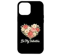 Be My Valentine Floral Heart Valentines Day Design Case for iPhone 12 Pro Max