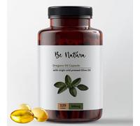 Be Natura 500mg Oregano Oil Capsule - 120 Softgels | Premium Cold Pressed Virgin Oil | High Strength