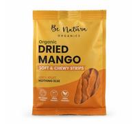 Be Natura Organics Organic Brooks Dried Mango Strips 150g | Soft & Chewy | No Added Sugar | 100% Fruit | Vegan | Organic Snack