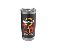 Be Nice I Know-How Crime Scene Criminology Forensic Science Stainless Steel Insulated Tumbler
