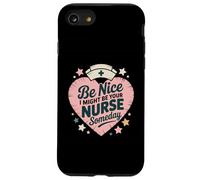 Be Nice I Might Be Your Nurse Someday Heart Stars Case for iPhone SE (2020) / 7/8