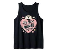 Be Nice I Might Be Your Nurse Someday Heart Stars Tank Top