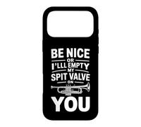 Be Nice Or Ill Empty My Spit Valve On You Funny Saying Case for iPhone 17 Pro Max