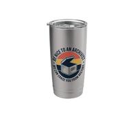 Be Nice to an Archivist We Can Erase You, Bookworm Reader Stainless Steel Insulated Tumbler