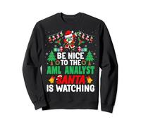 Be Nice to the AML Analyst Santa - AML Expert Christmas Sweatshirt