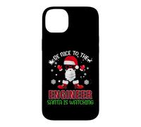 Be Nice To The Engineer Santa Is Watching Funny Christmas Case for iPhone 14 Plus