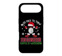 Be Nice To The Engineer Santa Is Watching Funny Christmas Case for iPhone Air