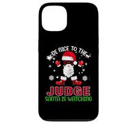 Be Nice To The Judge Santa Is Watching Funny Xmas Christmas Case for iPhone 13