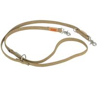 Be Nordic Adjustable Leash, Leather, L - XL : 2.00 M - 25 mm, Sand