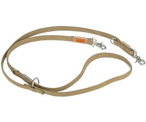 Be Nordic Adjustable Leash, Leather, L - XL : 2.00 M - 25 mm, Sand